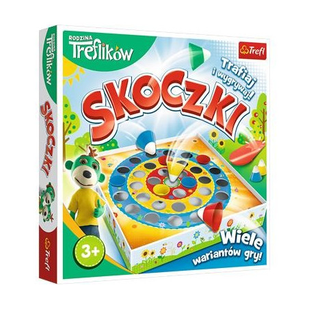 SKOCZKI gra planszowa Rodzina Treflików