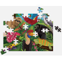 LAS DESZCZOWY tekturowe puzzle dwustronne 100 el.