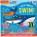 ZAWODY PŁYWACKIE podróżna magnetyczna gra planszowa wyścig
