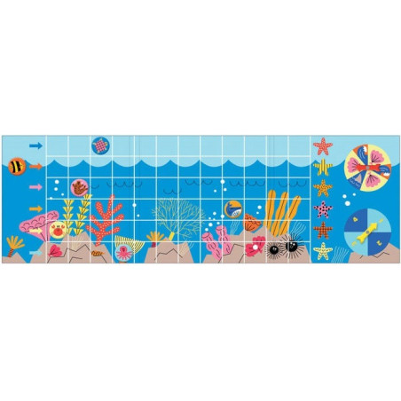 ZAWODY PŁYWACKIE podróżna magnetyczna gra planszowa wyścig