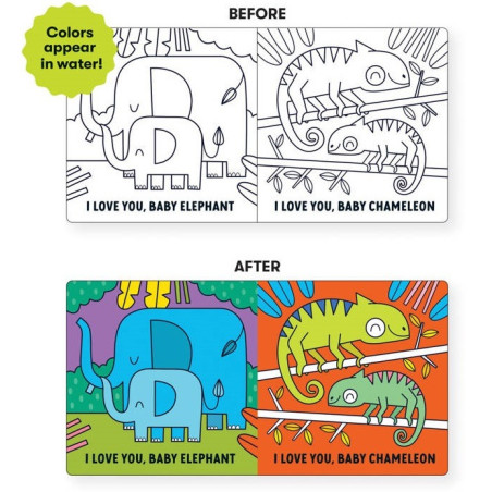 KOCHAM CIĘ, MÓJ MALUSZKU magiczna książeczka do kąpieli