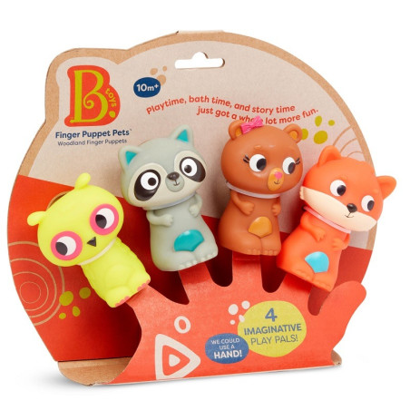 ZAŁOGA Z LASU zestaw pacynek na palce