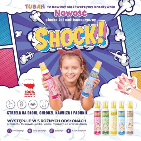 JABŁKO multisensoryczny pianko-żel 200 ml SHOCK!