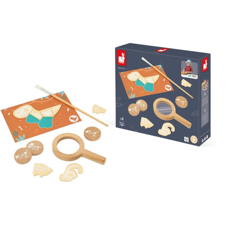 DINOZAURY układanka wykopaliska