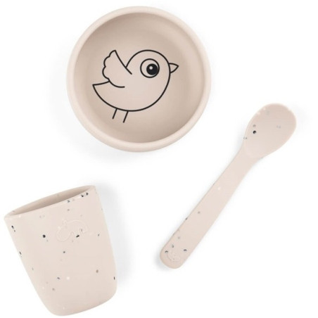 BIRDEE silikonowy zestaw obiadowy