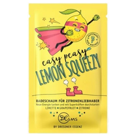 EASY PEASY LEMON SQUEEZY pianka sól do kąpieli dla miłośników cytryny 60 g