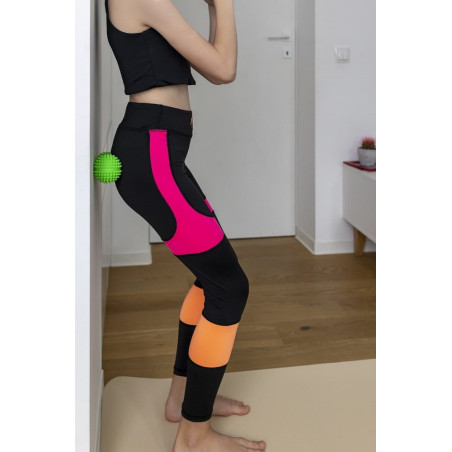 WAŁEK DO MASAŻU I REHABILITACJI duoball zielony 15,5 cm