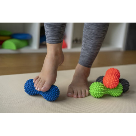 WAŁEK DO MASAŻU I REHABILITACJI duoball zielony 15,5 cm