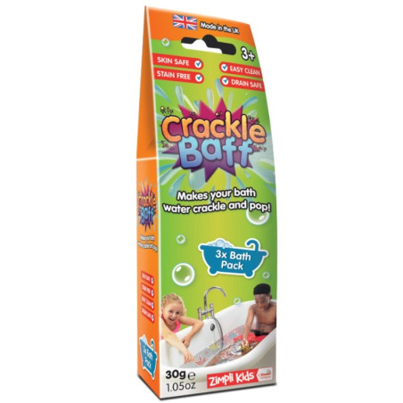 STRZELAJĄCY PROSZEK DO KĄPIELI 3 kolory Crackle Baff Colours 30g