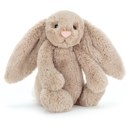 KRÓLICZEK beżowa przytulanka Bashful Bunny 31 cm