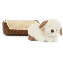 SZCZENIACZEK W LEGOWISKU przytulanka Napping Nipper Dog 10 cm