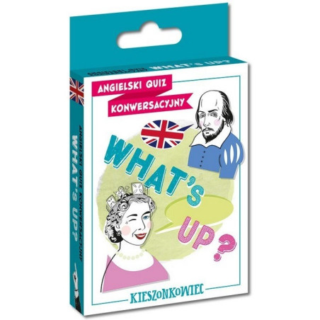KIESZONKOWIEC QUIZ KONWERSACYJNY. What's up? gra karciana nauka angielskiego