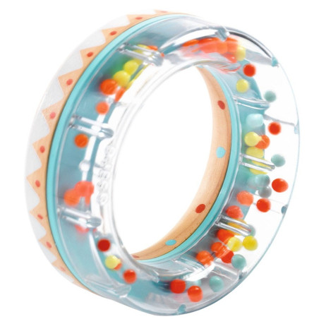 BABYRING drewniana grzechotka