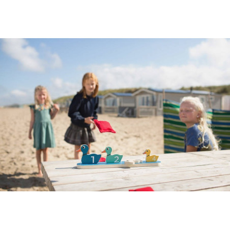 KACZKI drewniana gra zręcznościowa