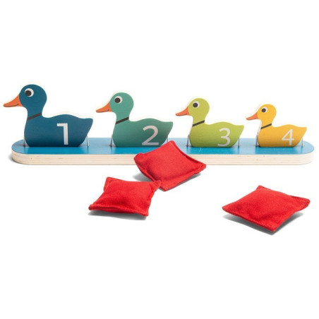 KACZKI drewniana gra zręcznościowa