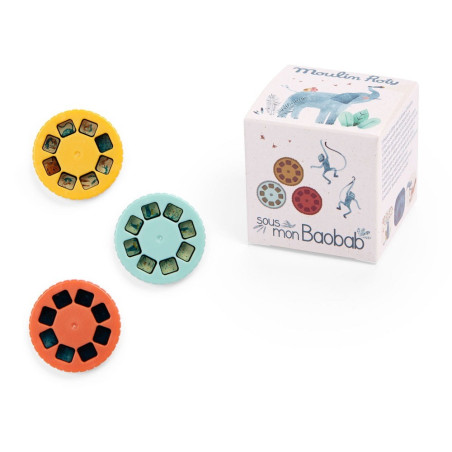 SOUS MON BAOBAB zestaw 3 bajek do projektora