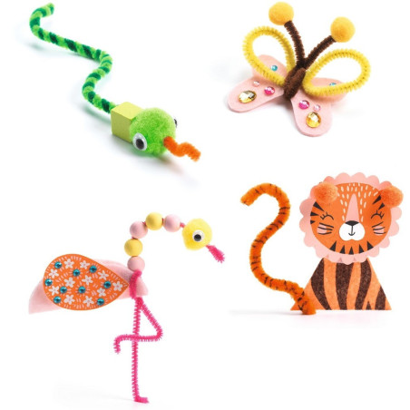 DŻUNGLA kreatywne pudełko zestaw artystyczny