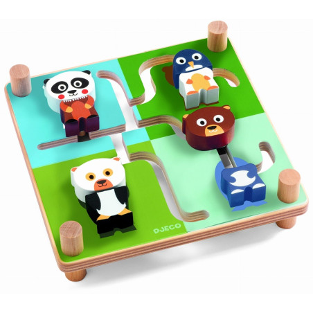 SPINAMIX drewniany labirynt zwierzątka