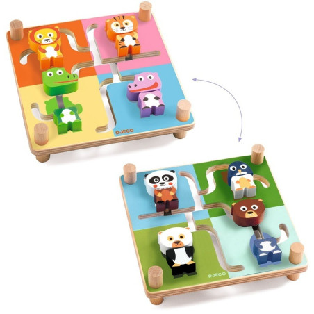 SPINAMIX drewniany labirynt zwierzątka