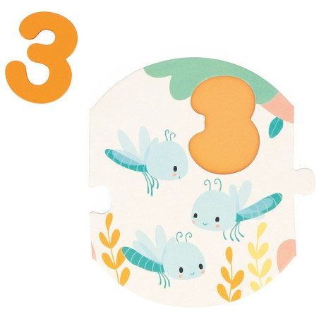 UCZĘ SIĘ LICZYĆ drewniane puzzle Pure