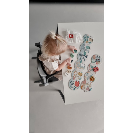 UCZĘ SIĘ LICZYĆ drewniane puzzle Pure