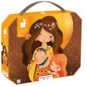 OBRAZ INSPIROWANY TWÓRCZOŚCIĄ KLIMTA puzzle tekturowe w walizce 100 el.