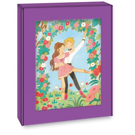 TANCERKI złote kontury zestaw kreatywny Art&Craft