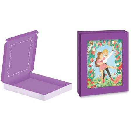 TANCERKI złote kontury zestaw kreatywny Art&Craft