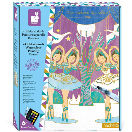 TANCERKI złote kontury zestaw kreatywny Art&Craft