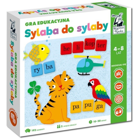 SYLABY DO SYLABY gra edukacyjna 192 el.