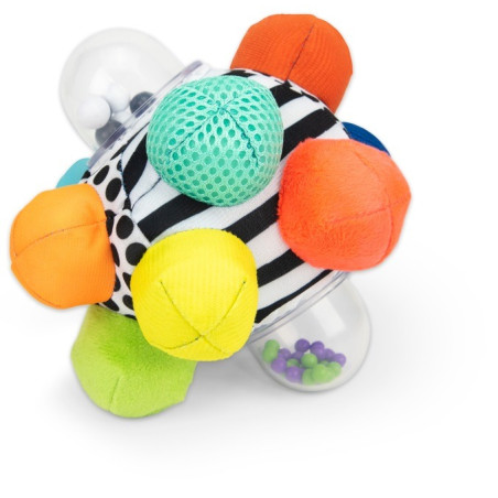 PIŁKA Z WYPUSTKAMI zabawka do wózka