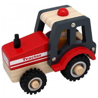 OUTLET - TRAKTOR drewniany pojazd
