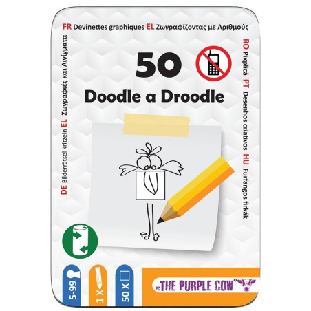 DOODLE A DROODLE podróżne łamigłówki 50 gier